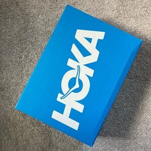 HOKA Running Shoe Box Brand New Blue White Clifton 10